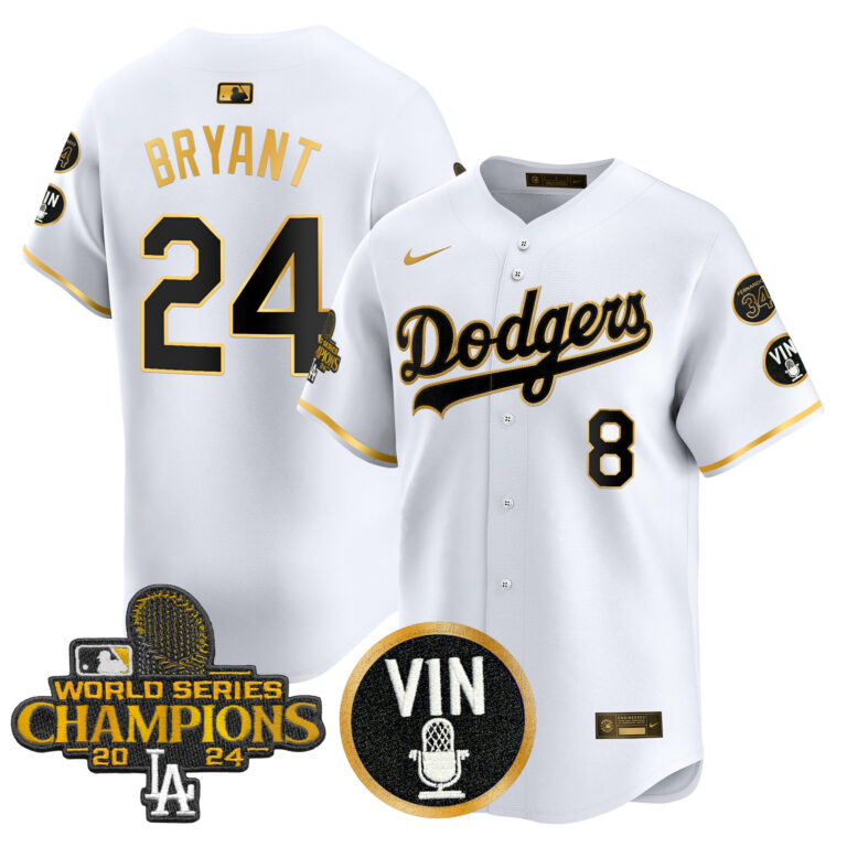 Men Los Angeles Dodgers 24 Bryant white Sakura Edition Nike MLB 2025 Jersey style5